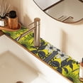 thumbnail image 2 of Yayeee Faucet Mat for Kitchen Sink 14.7" Diatomite Long Splash Guard Pad, Yellow Flowers, 2 of 7