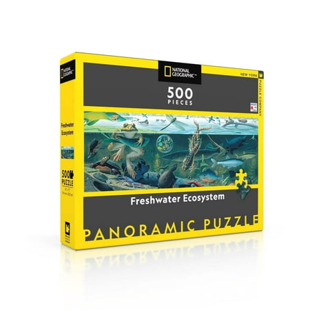 New York Puzzle Company Freshwater Ecosystem 500 Piece Jigsaw Puzzle