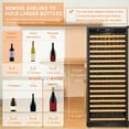 thumbnail image 5 of Lanbo 289 Bottle Built-in Single Zone Wine Cooler 32 inch Width, 5 of 16