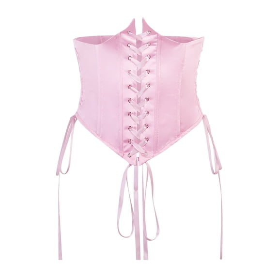 LYSICSKINEM Mens Belt without Holes Corset Belt For Women Wide Self Tie Waistband Waist Belt Solid Color