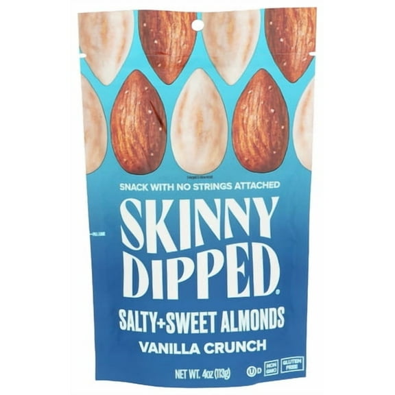 (Pack of 10) SkinnyDipped Almonds Vanilla Cocoa Crunch 4 oz