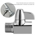 thumbnail image 6 of Keenso G1/2" 3-Way Brass Chrome T Shape Adapter Water Diverter, 6 of 9