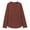 Wine, variant on fatyb Sweaters for Girls Boys Long Sleeve Pullover Crewneck Blouses Solid Color Casual Tops for Kids