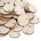 thumbnail image 3 of 100 Uds Astillas De Madera DIY Colgantes Redondos En Decoración Del Hogar Accesorios Hechos A Mano, 3 of 7