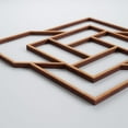 thumbnail image 5 of Ekena Millwork 7 3/8"W x 7 3/8"H x 1/4"T Extra Small Loveland Decorative Fretwork Wood Wall Panels, Alder, 5 of 18
