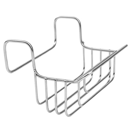 WRITWAA Sink Rag Holder Kitchen Sink Sponge Holder Stainless Steel 1Set