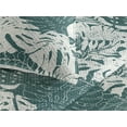 thumbnail image 3 of Ambesonne Monstera Leaves Quilted Bedspread Set 3 Pcs, Tropical Grunge, Twin, Forest Green Eggshell, 3 of 4