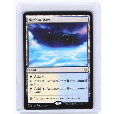 2021 Magic The Gathering Commander Adventures in the Forgotten Realms Nimbus Maze #252 Rare Nonfoil Trading Card