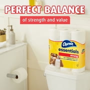 Charmin Essentials Strong Toilet Paper 12 Mega Rolls, 429 Sheets Per Roll
