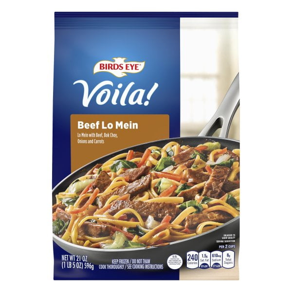 Birds Eye Voila! Beef Lo Mein, Family Size Skillet Meal, 42 Oz