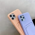 thumbnail image 3 of Wallet Phone Case Compatible with iPhone 12 Mini, Card Slot Design, Simple Color Purse Protective Business Case Hard Back Covers (Pink, iPhone 12 Mini), 3 of 14