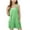 Green-kids jumpsuits, variant on MKOSPLRT Jumpsuits for Girl Shorts 4-15 Years Scoop Neck Sleeveless Tank Top Romper Shorts Solid Racerback Wide Leg Jumpers with Pocket