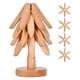 thumbnail image 1 of Herramientas y mejoras para el hogar Trípode de madera caliente Trípode en forma de árbol Juego de 3 trípodes de madera 1 soporte Madera de nogal Una picadora, 1 of 9