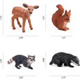thumbnail image 3 of 16PCS Forest Animals Baby Figures, Woodland Creatures Figurines, Miniature Toys Cake Toppers Cupcake Toppers Birthday Gift for Kids, 3 of 7