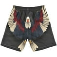thumbnail image 2 of joogoo Kids Boys Swim Trunks America Eagle-t1 Beach Board Shorts Drawstring Swimsuit Kid Teen L, 2 of 6