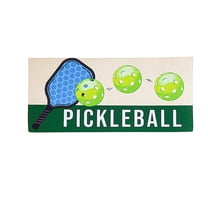 Evergreen Pickleball Sassafras Indoor Outdoor Switch Doormat 1'10"x10" Multicolored