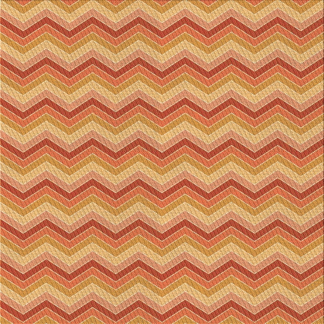 Ahgly Company Tapis de Zone Carré Orange Lavable en Machine, 5 Pieds Carré