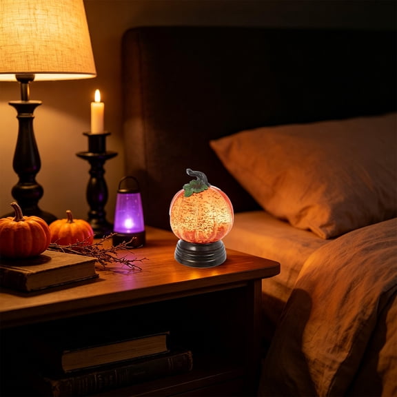 Fmbmuo Outdoor Halloween Pumpkin LED Lights , Warm Light Indoor Bedroom Gift Ornament , For Home Party Holiday Wedding Decor