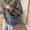 Blue, variant on Women's Nylon Crescent Crossbody Bag, Adjustable Strap Casual Shoulder Bag, Large Capacity Water-Resistant Hobo Purse for Everyday & Travel, 8 Colors, One Size