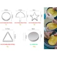 thumbnail image 4 of VAWcornic Biscuits Sugar Pie Korean Sugar Candy Making Tools Set DALGONA Kit (18pcs in 1set), Mold, Press Stainless Steel, 4 of 6