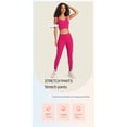 thumbnail image 3 of Pantalones cortos deportivos elásticos con levantamiento de cadera y cintura alta, 3 of 6