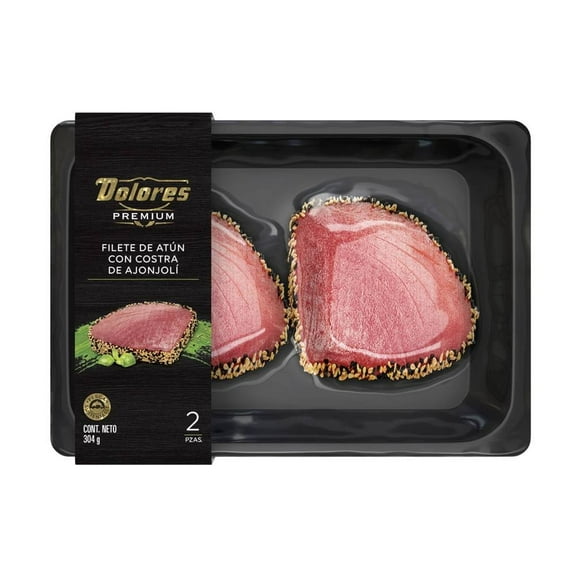 Filete de atún Dolores Premium con costra de ajonjolí 304 g congelado