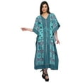 thumbnail image 3 of Moomaya Caftan pour Femmes Grande Taille Tenue d'Été Sortie de Plage Kimono Robe Caftan, 3 of 6