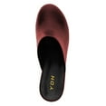 thumbnail image 2 of YDN Women Comfortable Almond Closed Toe Slip On Mules Cozy Platform Chunky High Heel Sandals Party Dress Daily Shoes Size 6 Red, 2 of 4