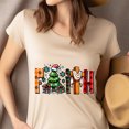 thumbnail image 4 of Graphic T-Shirt Faith Christmas Tree and Cross Design for Women, Black, Size S, 4 of 6