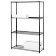 thumbnail image 1 of Starter Shelving Unit- 4 Shelves-4 Posts- 36in.x18in.x72in.- Black, 1 of 1