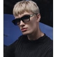 thumbnail image 3 of Gafas de Sol AIEYEZO con Montura Cuadrada Rectangular de Moda UV400, 3 of 7
