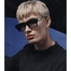 thumbnail image 3 of Gafas de Sol AIEYEZO con Montura Cuadrada Rectangular de Moda UV400, 3 of 7