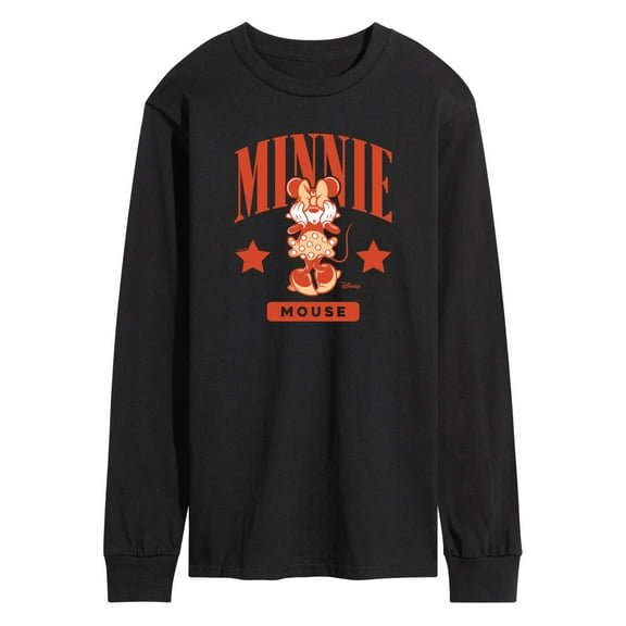 Disney - Minnie Mouse Collegiate - Men's Long Sleeve Graphic T-Shirt
