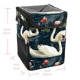 thumbnail image 5 of Swan Foldable Car Trash Bin with Lid, Leak-Proof Mini Trash Can, Car Garbage Can, and Hanging Storage Bag, 5 of 6