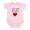 Petal Pink, variant on CafePress - I Have More Hair Than My Daddy! Body Suit - Baby Light Bodysuit, Size Newborn - 24 Months