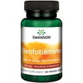 thumbnail image 1 of Swanson Suplemento Alimenticio de Benfotiamina Concentración Máxima 300 mg en Cápsulas Vegetales, 60 Unidades, 1 of 1