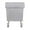 Gray (Post), variant on NACH Euro Series Modern Mailbox With Newspaper Holder, Decorative Mail Holder, Wall Mount Mailboxes for Outside, Rust Resistant Galvanized Metal Mailbox, 12" x 11" x 4.5", Gray, MB-44797