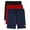 Black/Red/Navy, variant on The Children's Place Boys Performance Basketball Shorts, 3-Pack, Sizes XS-XXL