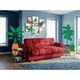 thumbnail image 1 of Sofá Cama Makora Meraki Con Memory Foam, Color Rojo, Lino Respaldo Reclinable De 3 posiciones. Makora Meraki, 1 of 9