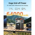 thumbnail image 2 of Central eléctrica portátil BLAVOR PN-W43 236,8 Wh/64,000 mAh, 2 of 8