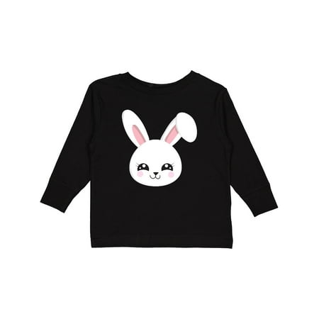 

Inktastic Cute Bunny White Bunny Little Bunny Rabbit Gift Toddler Boy or Toddler Girl Long Sleeve T-Shirt