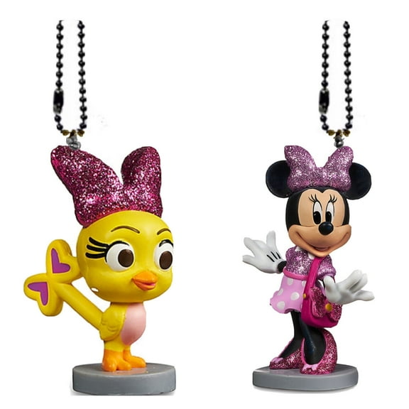 Cuckoo Loca Yellow Bird & Happy Helper Keychain Dangler PVC Figure Charm