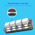 thumbnail image 6 of Blasgw Custom Small Keyboard Custom Key4 Small Keyboard Copy Paste Gaming Game Mini Mechanical Keyboard White, 6 of 6