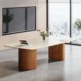 thumbnail image 2 of Tribesigns 6.56 ft Conference Table, Large Rectangle Meeting Table for 8-10 People (Without Chair), 2 of 7