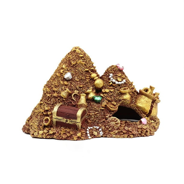 Jewelry Tower Ornaments Fish Hiding Cave Resin Crafts For Fish Tank