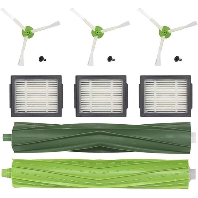 Piezas de repuesto para filtro de aspiradora para i3+ i7+ i8+ j7 j7+ Plus Accesorios para cepillo lateral de filtro, cepillos de goma multisuperficie