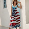 thumbnail image 2 of 4th of July Art Sleeveless Dress Women's Summer Suit Dresses for Women 2025 Luxury Party Dress, 2 of 7