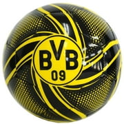 Angle View: Puma 2021 BVB Borussia Dortmund Flare Soccer Ball - Black/Yellow 5