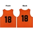 thumbnail image 2 of YOUI-GIFTS Set of 12 Numbered (13-24) Soccer Vests/Sport Pinnies/Training Bibs with Free Carry Bag, 2 of 7
