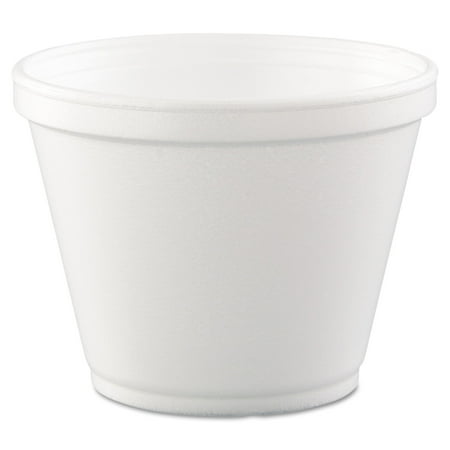 Dart Foam 12 Oz Food Containers, White, 25 count, (Pack of 20)